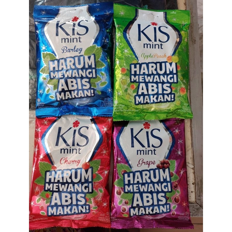 

Kis Mint Permen Rasa Barley Apel Persik Peach Cherry Ceri Anggur 125 Gr