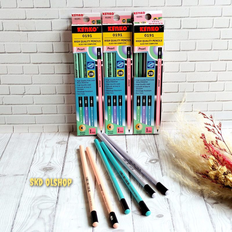 

PENSIL Tulis 2B KENKO 0191 (isi 12 pcs)