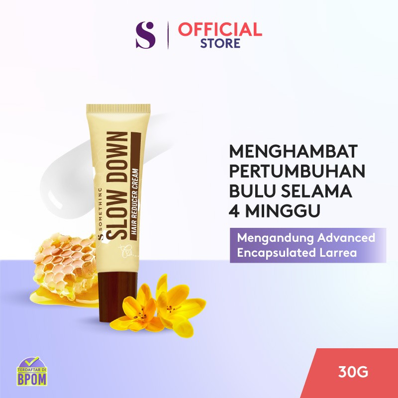 ✨ AKU MURAH ✨ SOMETHINC Slow Down Hair Reducer Cream 30 GR ORIGINAL