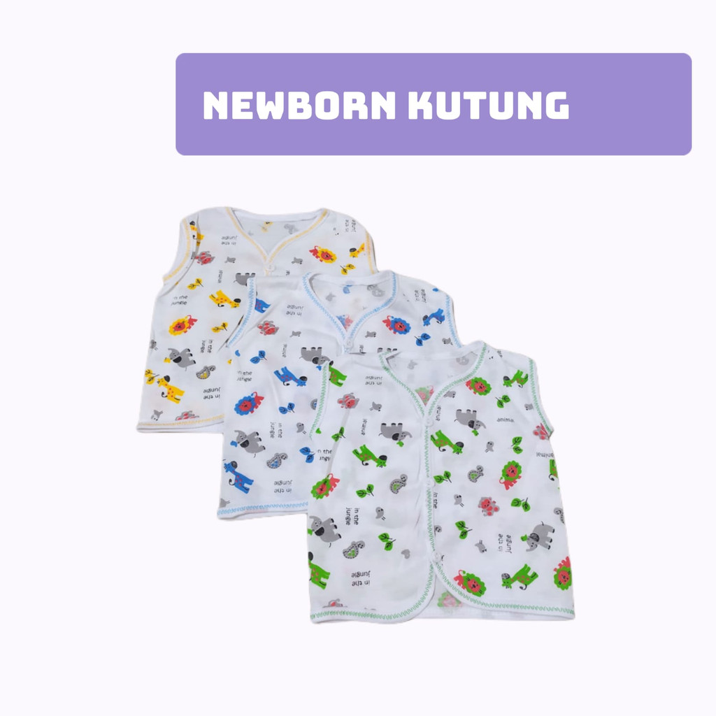 |3PCS| Atasan Bayi Usia 0/3 Bulan | Baju Bayi