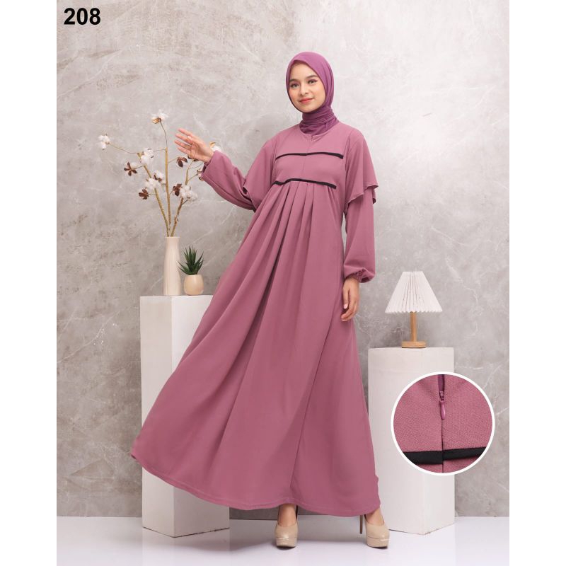 GROSIR ( 58 rb X 6 pcs )-Kode 208-GAMIS VOXY BUSUI LIST