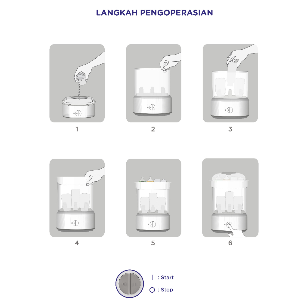 Baby Safe LB318 sterilizer &amp; food warm - steril botol