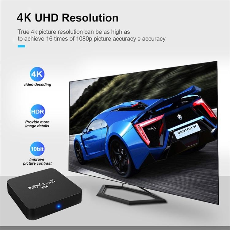 Android Set Top Box MXQ PRO 5G Smart TV BOX 4K Ultra HD