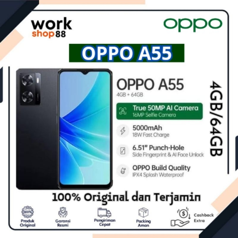 Second OPPO A55(4GB/64GB)✓
