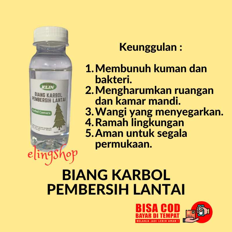 Biang Bibit Karbol Pembersih Lantai Toilet Disinfektan Wangi Pinus 100ml