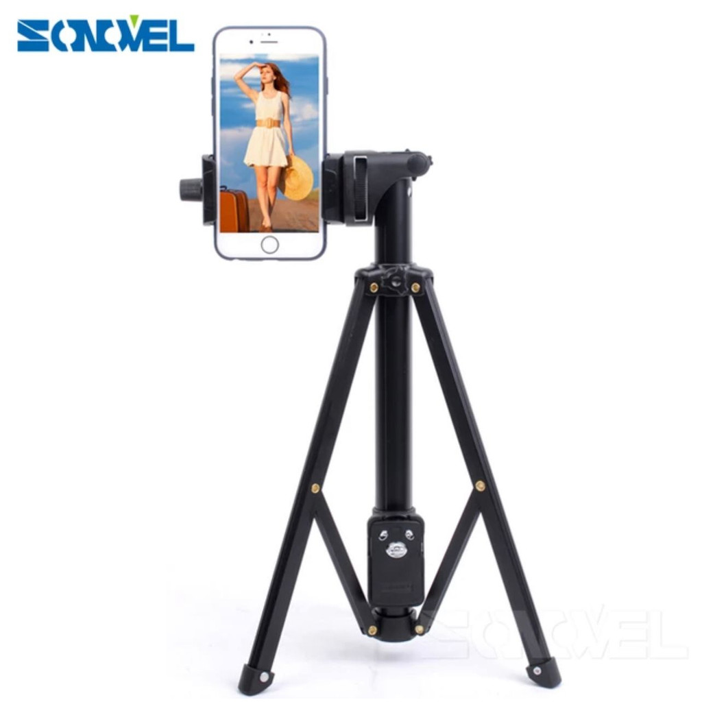 TONGSIS NEW BLUETOOTH YUNTENG VCT 1688 TRIPOD 3 IN 1 SELFIE STICK VCT