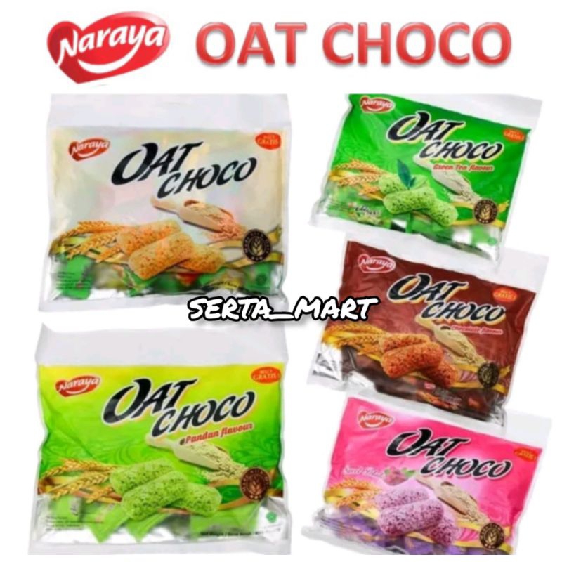 

Naraya Oat Choco 400gr - Biskuit Oat Coklat / Original