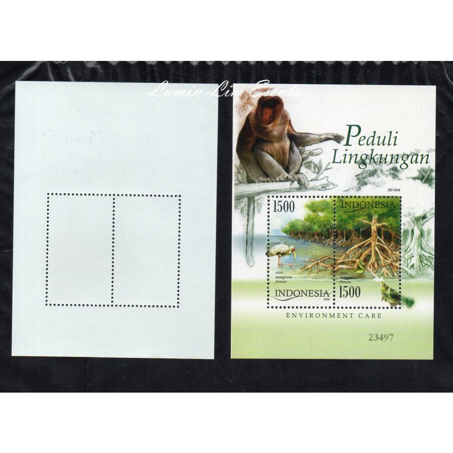 

BL3593 Souvenir Sheet Prangko Infonesia Seri Peduli Lingkungan 2005