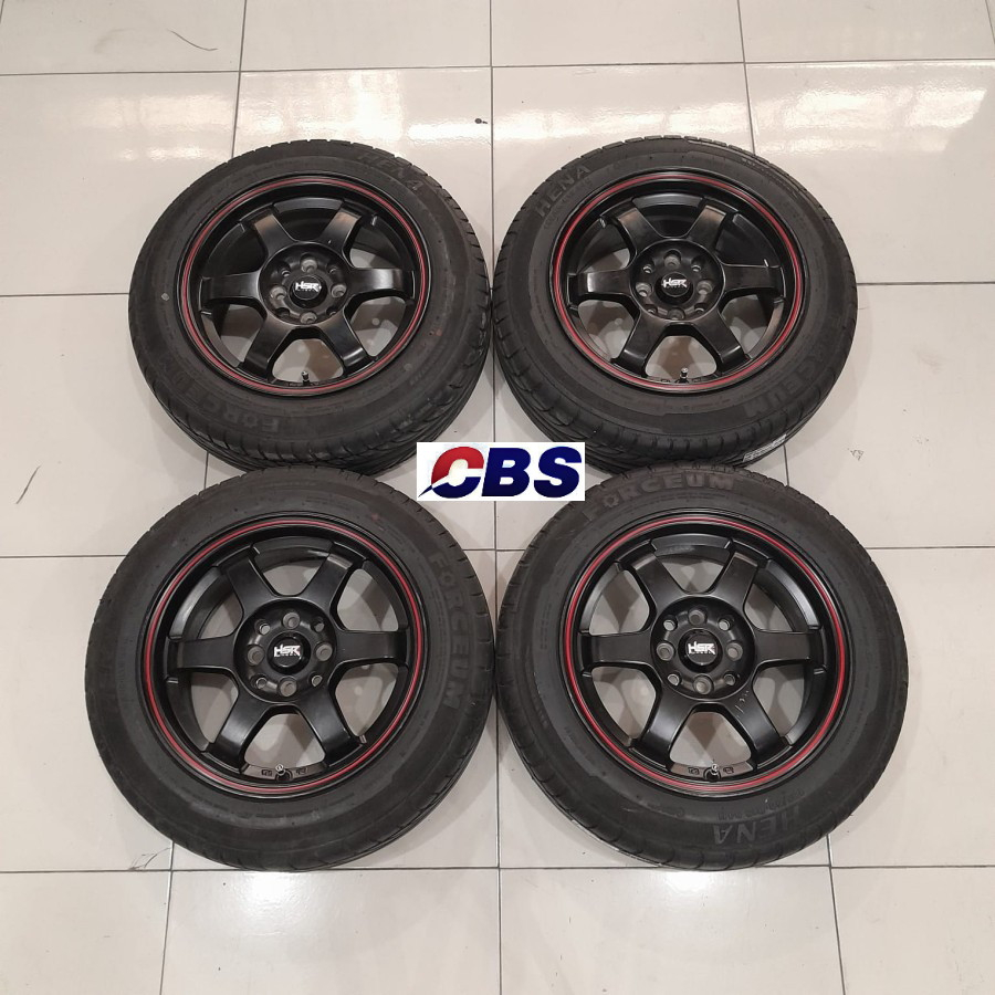VELG MOBIL SECOND HSR TOKYO RING 15 LEBAR 6,5 PCD 8X100/114,3 + BAN 185 60 R15