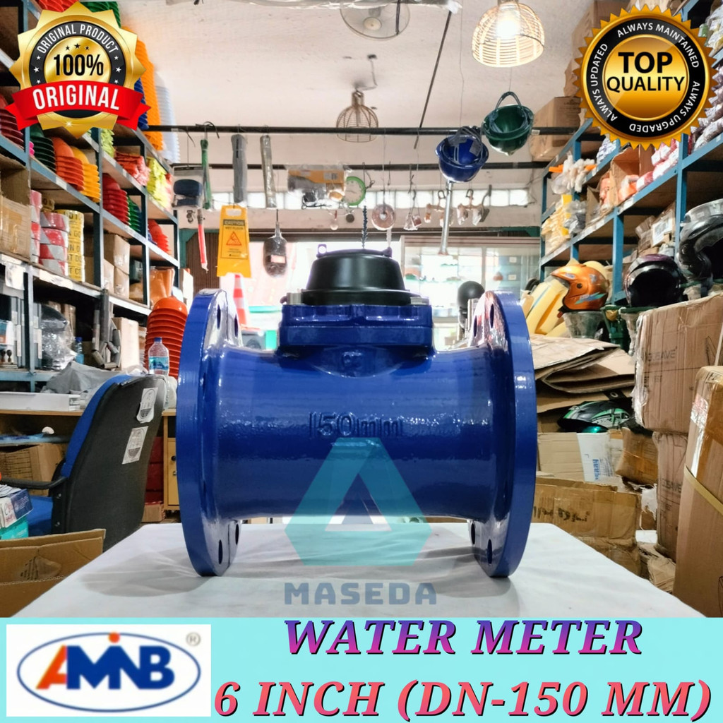 Water flow meter 6" flange DN 150 / Meteran air 6 inch AMNB