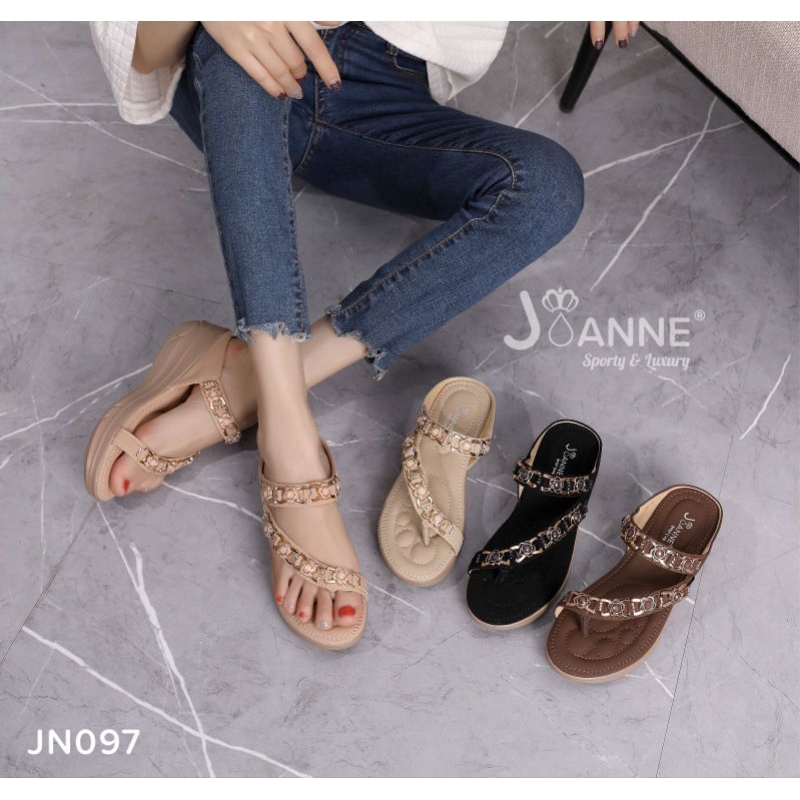 JOANNE Wedges Sandals Sling Shoes #JN097 ORIGINAL