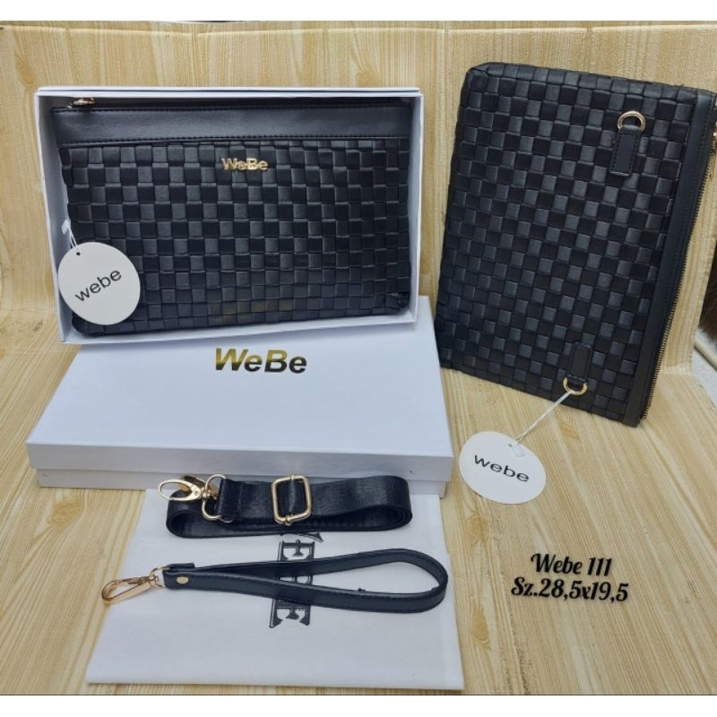 CLUTCH WEBE TERBARU PRIA &amp; WANITA Premium free BOX