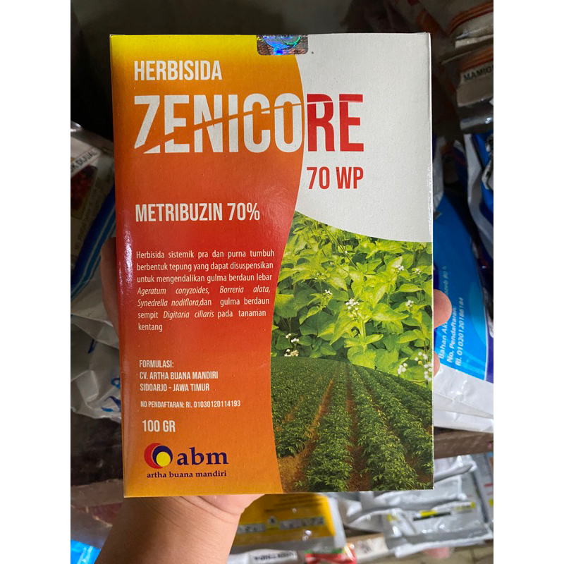 HERBISIDA ZENICORE 70WP UKURAN 100 GRAM