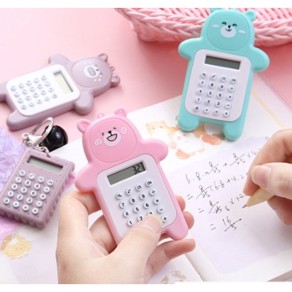 

Calculator Mini Portable Motif Bear Kalkulator Portable Mini Beruang Kalkulator Unik Kalkulator 8 Digit Mini Portable Kalkulator