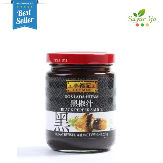 

Lee Kum Kee Black Pepper Sauce 230 Gram / Botol Saus Lada Hitam Saos Premium