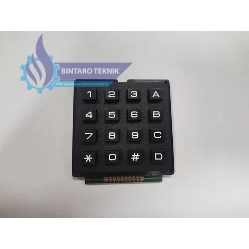 Keypad Timbul 4x4 Exclusive Keypad Hitam Arduino 4x4 Keypad Controler Timbul