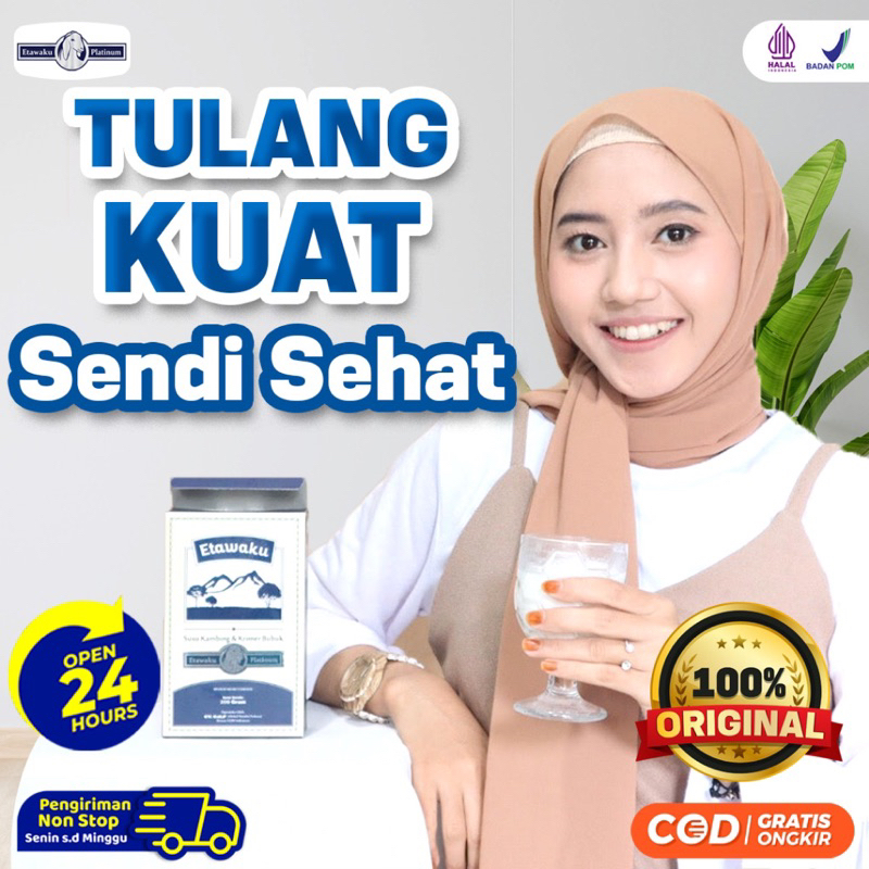 

Etawaku Platinum || Susu Kambing Segar Etawa Provit Bubuk Krimer Nabati Atasi Masalah Pernafasan Asma Bronkitis Sesek Napas Sesak Nafas Tingkatkan Imunitas Daya Tahan Tubuh Isi 200gr Terlaris