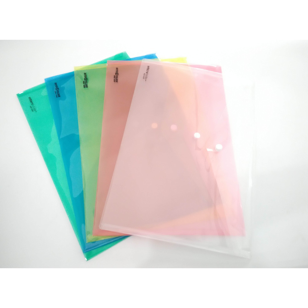 

Map kancing Plastik / Bag Folder Inter X Folder Folio Polos