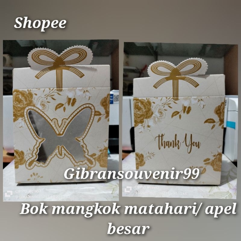 

Box mangkok matahari (kupu") free tali