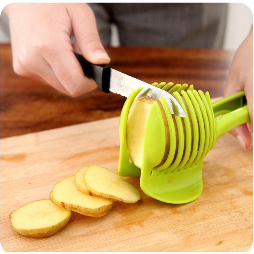 Alat Potong Slicer Cutter Jepitan Buah Lemon Jeruk Sayur Tomat Kentang