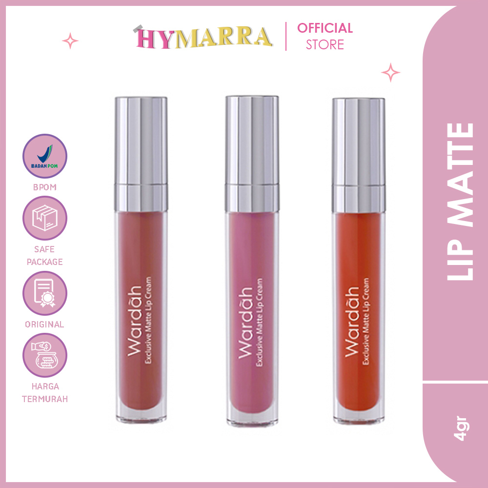 Wardah Exclusive Matte Lip Cream - Warna Intense dan Tahan Lama