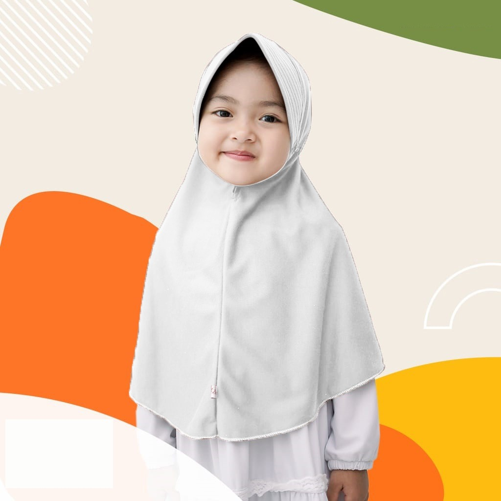 Hijab Anak TK Serut Astri / Hijab Anak TK Kekinian / Hijab Anak TK Tali Serut / Jilbab Anak Sekolah 