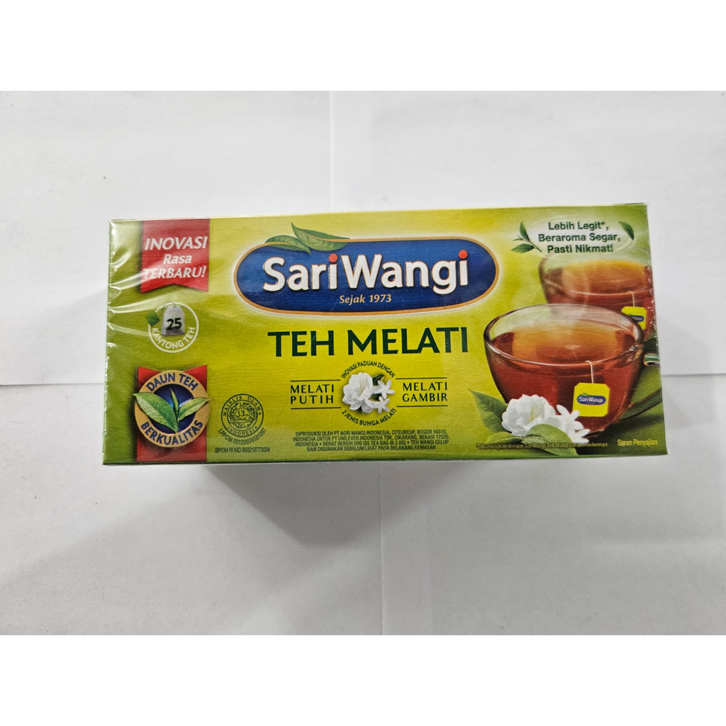 Sari Wangi Teh Celup Melati Putih Melati Gambir 25's