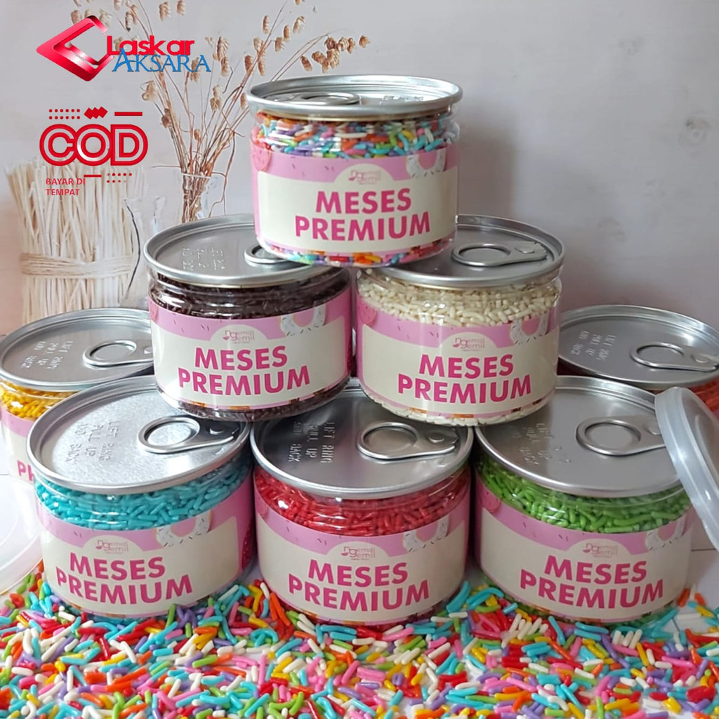 

Can - Meses Butiran Coklat Sprinkle Topping Kue Donut Bolu Variasi / Premium
