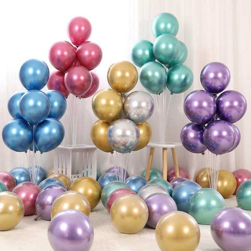 Balon Latex Metalik Chrome / Metalic Balloon Chrome 12inch Ecer