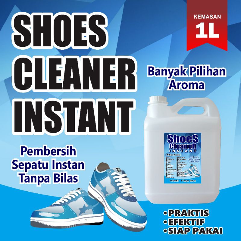 Cairan Pembersih Sepatu / Shoes Cleaner Aneka Aroma kemasan jurigen 1 liter