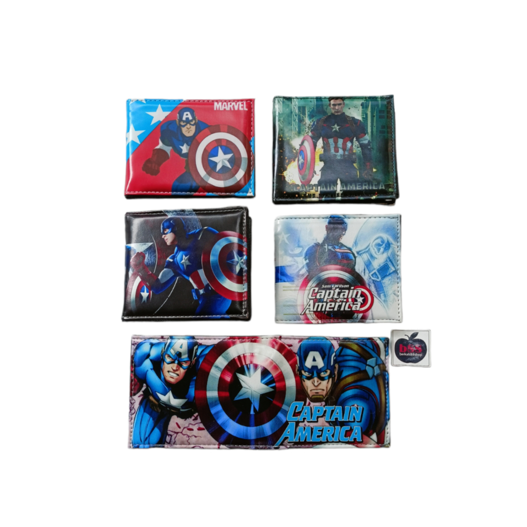 Dompet Anak Superhero Dompet Anak Kapten Amerika