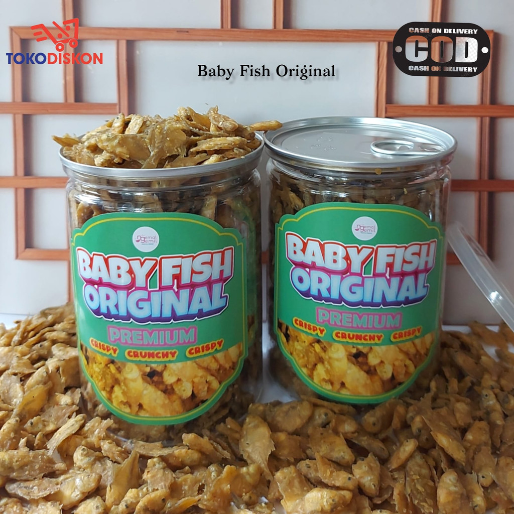 

Can Snack Baby Fish Bumbu Asin Cemilan Ikan Crispy Original Kualitas Premium