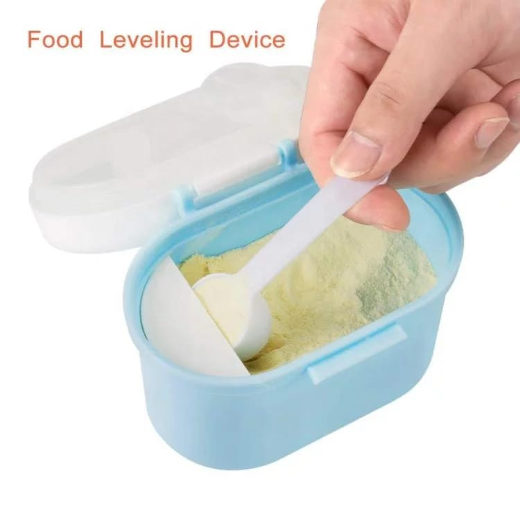 [HAZELCARE] Kotak Susu Portable Baby Safe Babysafe Tempat Penyimpanan Susu Bubuk Bayi Toples Anti Tumpah Milk Powder Container 800ml / 400 ml