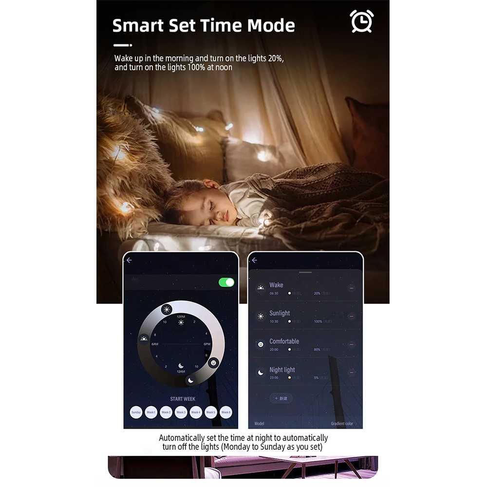 Lampu Plafon Minimalis LED Smart Lamp RGBCW 240V 24W Lampu Warna Warni Mode Cerdas Kontrol Suara Berkualitas