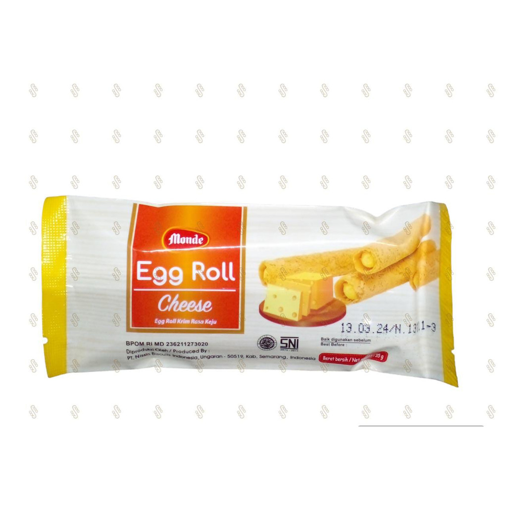 

Monde Egg Roll Stick Keju 35gr - Pak Isi 10 Sachet