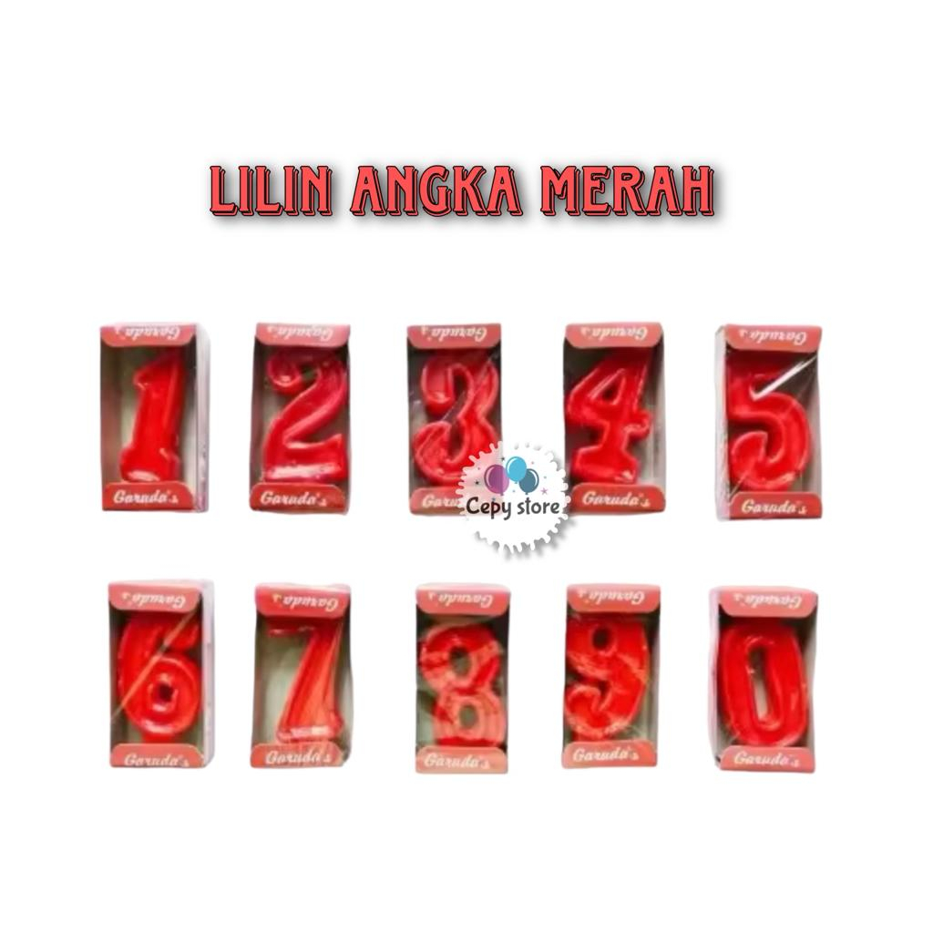 Lilin Angka Ulang Tahun / Lilin Ulang Tahun Angka Taruna / Gloria