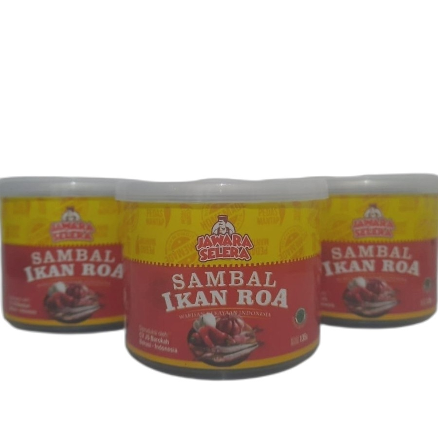 Sambal Ikan Roa Pedas Jawara Selera - 135Gram