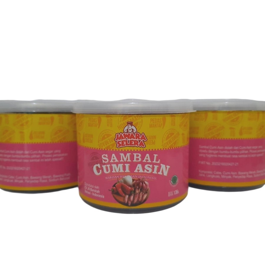 Sambal Cumi Asin JS Jawara Selera - 135Gram