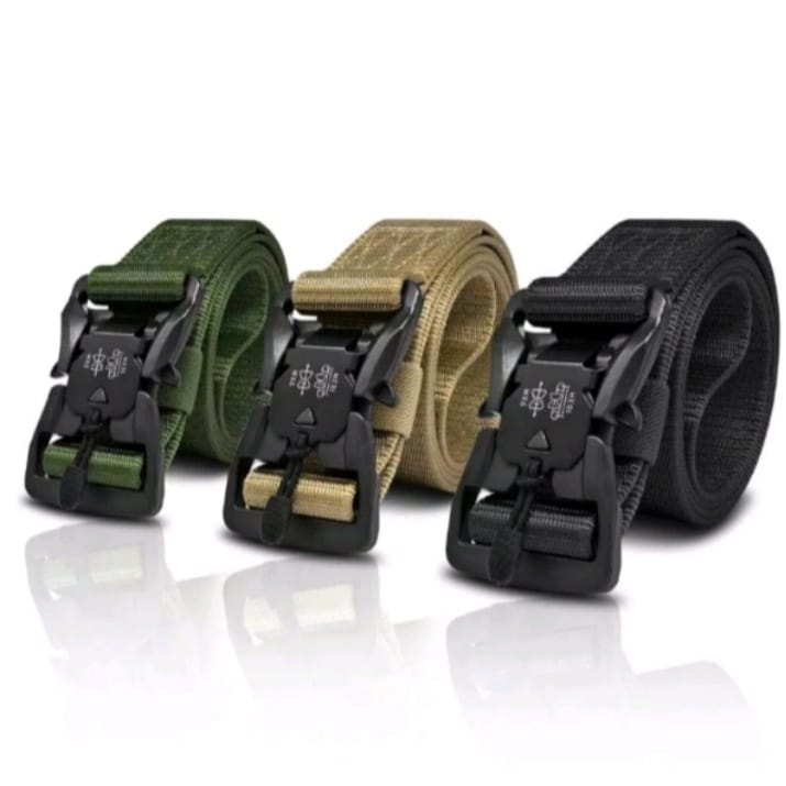 Extra 150 cm - Ikat Pinggang Tactical Fast Ulocking Buckle - Premium Edition