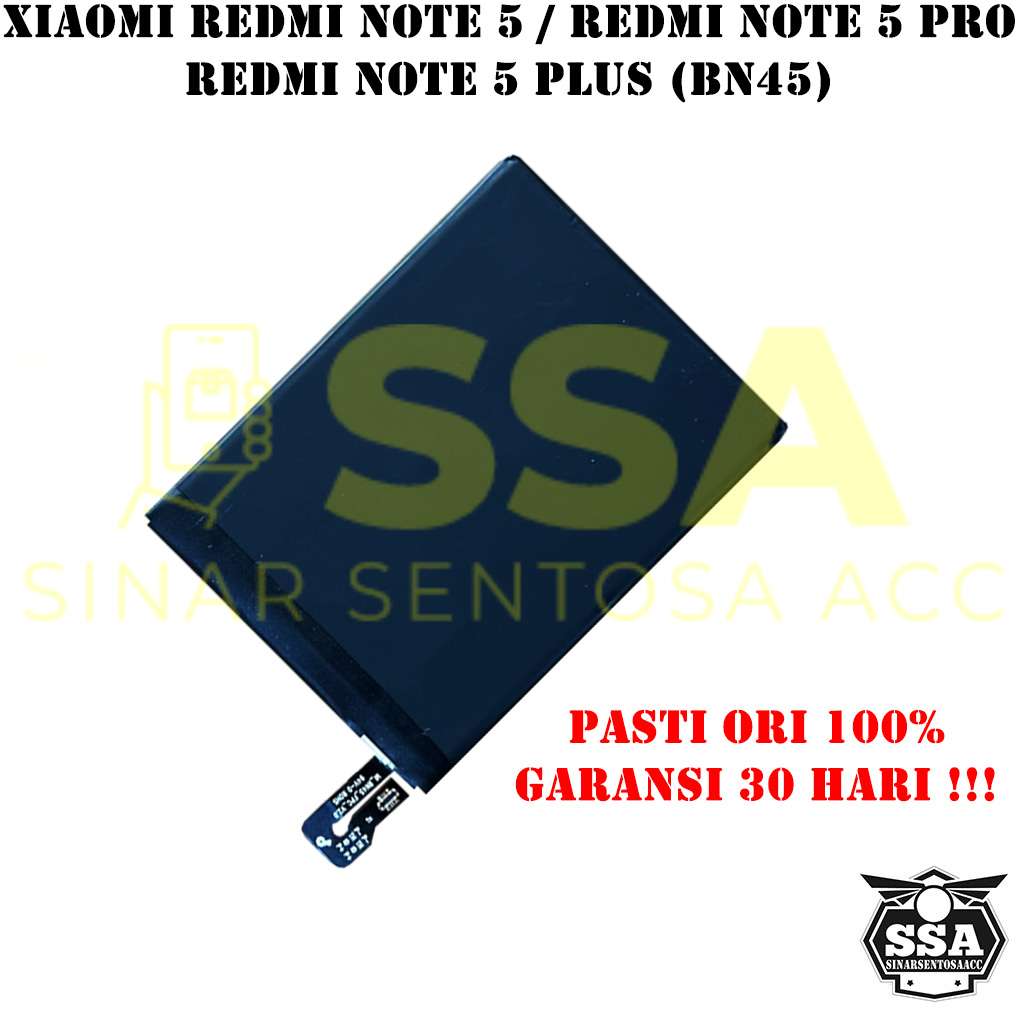 Baterai Original 100% BN45 Redmi Note 5 Note 5 Pro Note 5 Plus BN45 BN 45 Batre Batrai Ori HP Garansi AWET MURAH