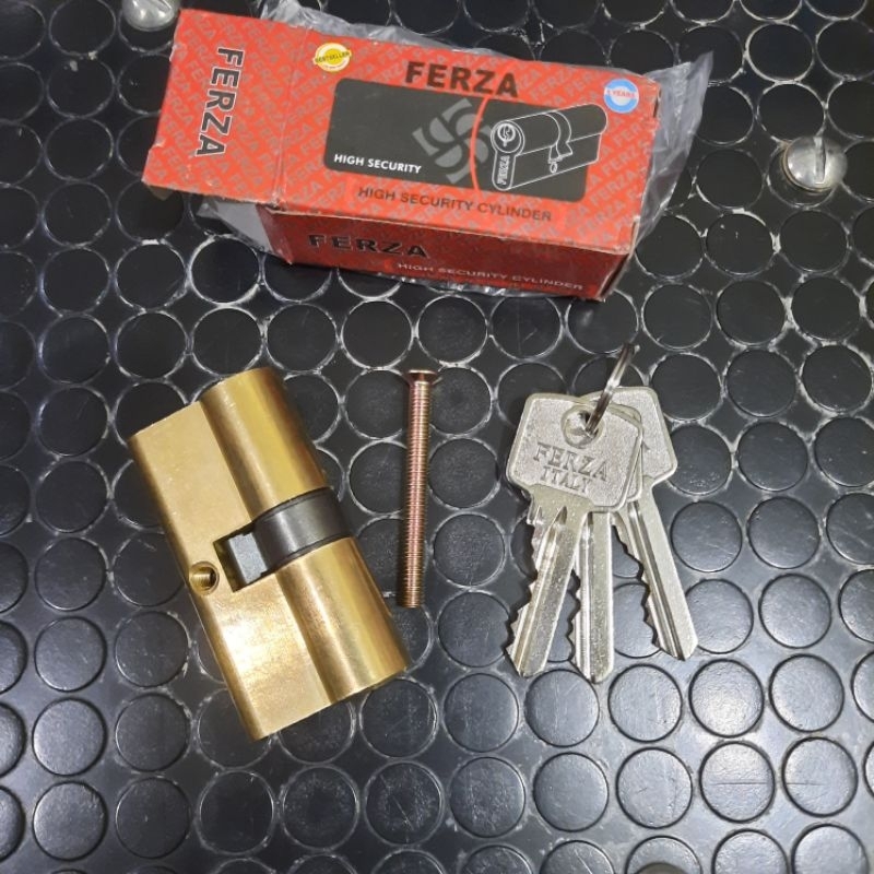 Isi Kunci Ferza Kuningan anak kunci 3 / Kunci Pintu / Silinder Kunci / Cylinder