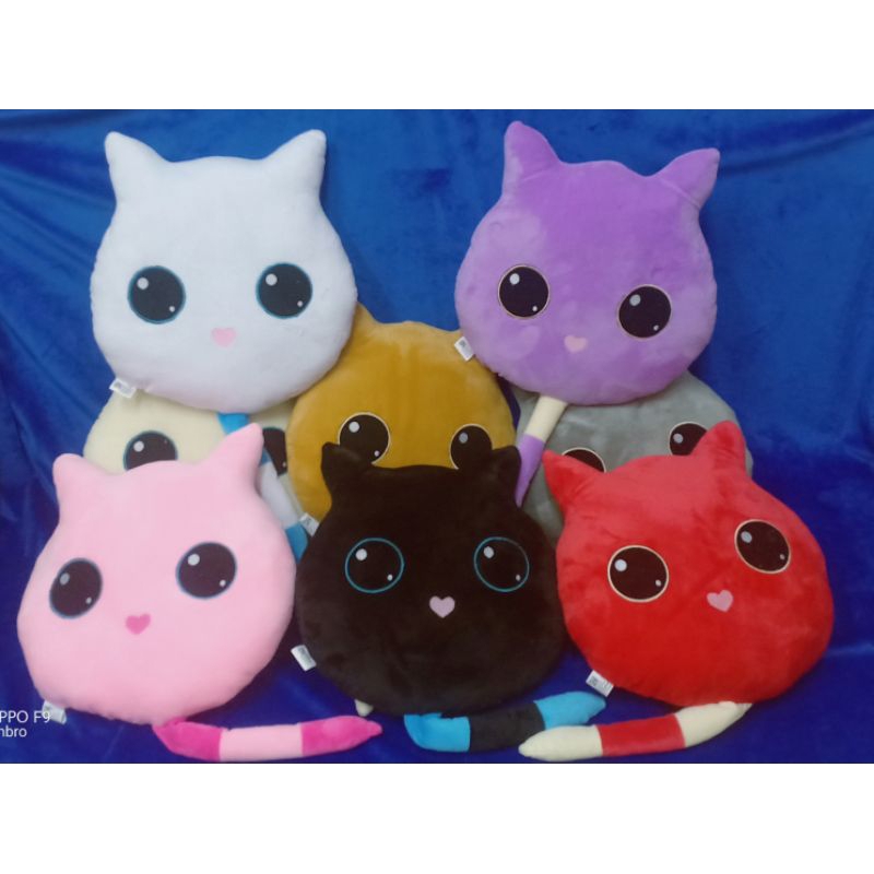 Bantal Kepala Kucing Kawai/Soft Toy,35x30 cm