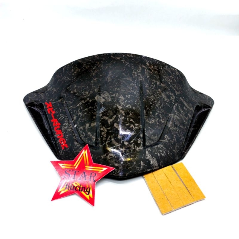 VISOR KARBON FORGED CELUP BEAT KARBU/BEAT LAMA 2008-2012 FREE DOUBLE DAN STIKER