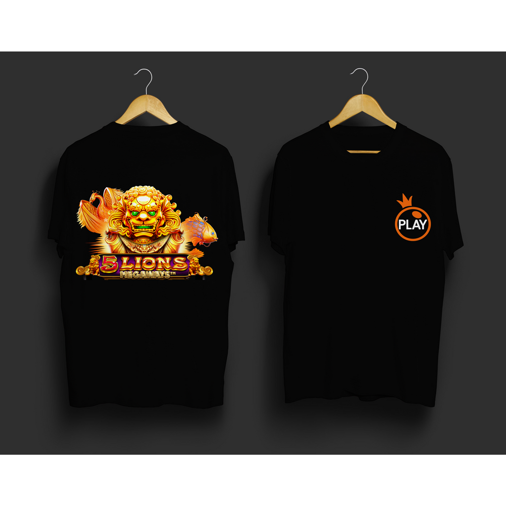 Baju Distro - Baju Slot - Baju Pragmatic - 5 Lion