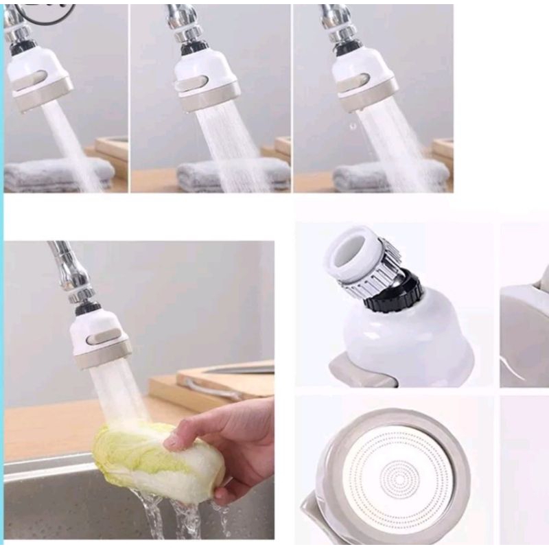 Kepala Keran Air On Off Sambungan Kepala Keran Air Switch On Off Turbo Faucet Flexible
