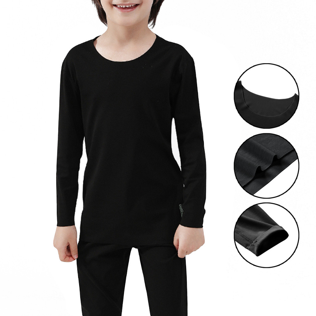 T shirt Anak Kaos Polos Lengan PANJANG ANAK Cotton spandek