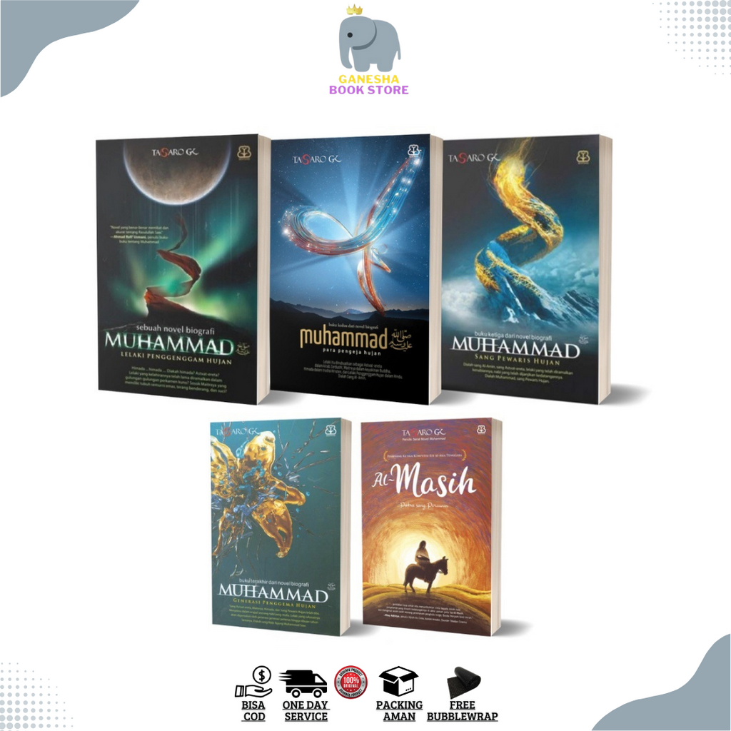 Seri Novel Tetralogi Muhammad Tasaro GK Muhammad Lelaki Penggenggam Hujan Para Pengeja Hujan Generas