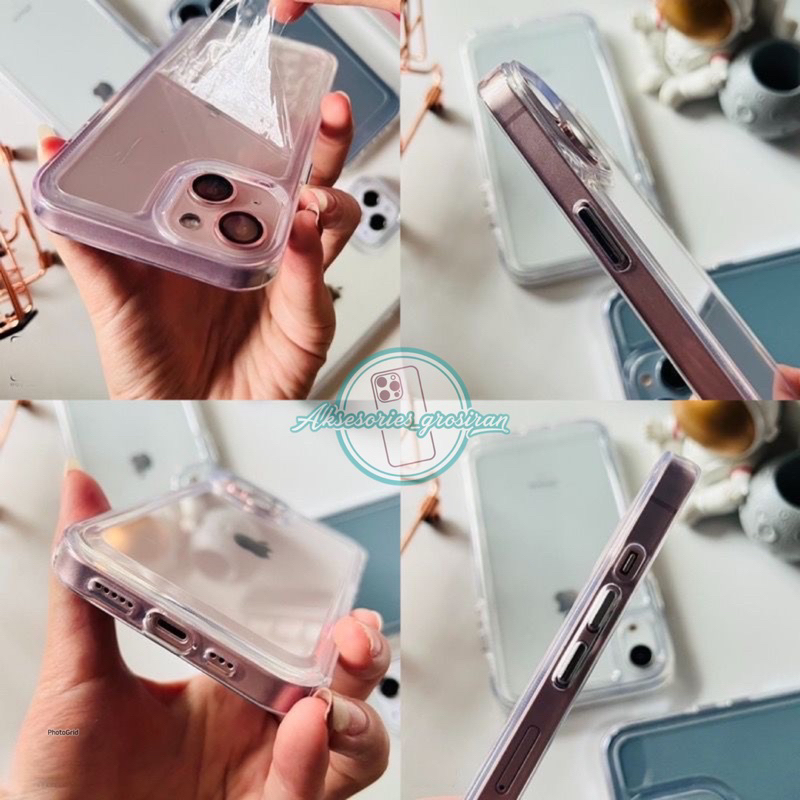 [+PACK BOX] ANTI KUNING !! ARMOUR MILITARY IP 7-16 Case Akrilik Bening IPHONE 7 7+ 8 8+ SE 2 X XS MAX XR 11 12 13 14 15 16 PRO MAX 14+ 15+ 16+ PLUS Casing Transparan Hard Clear Case Premium Acrylic