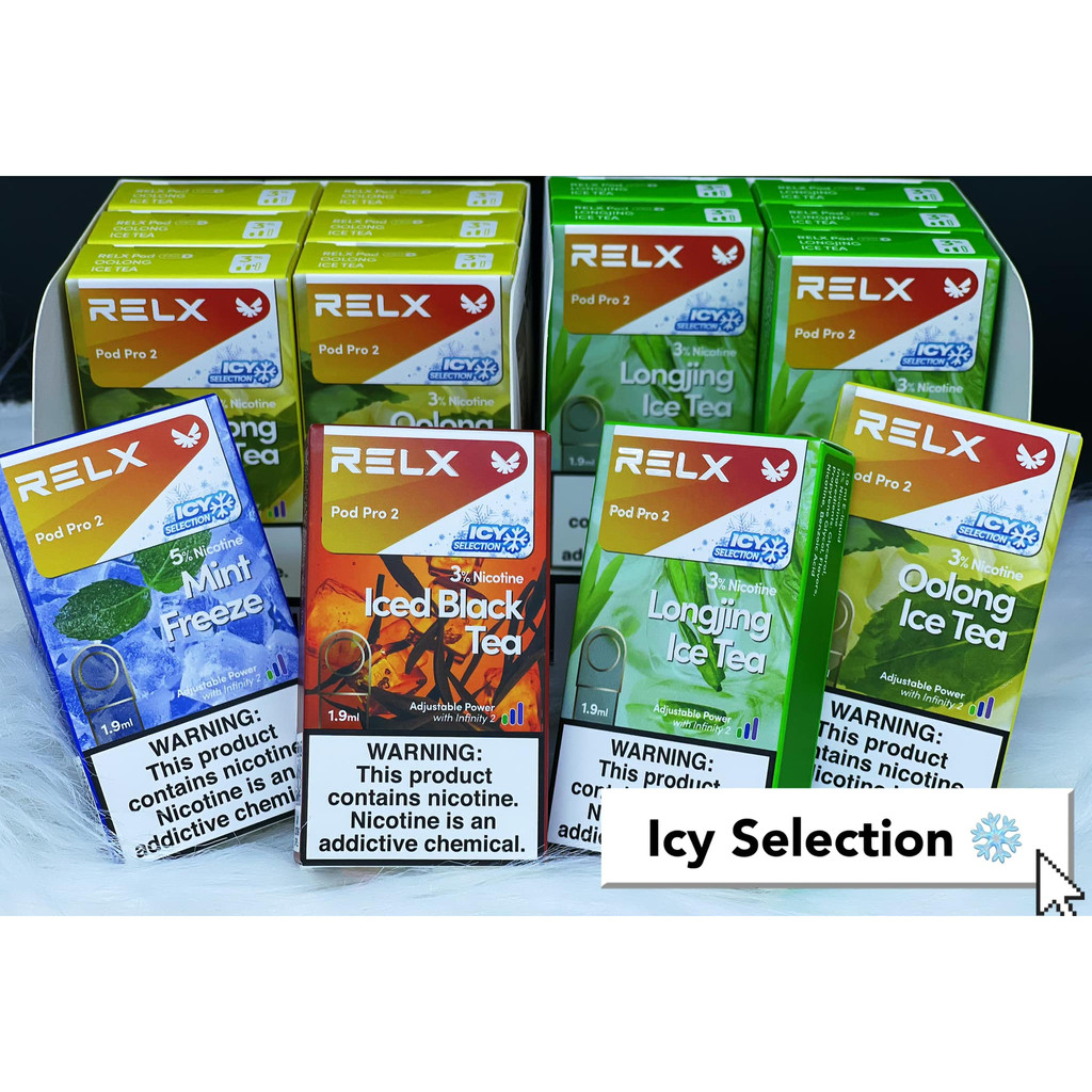 In stock Relx Infinity Pod - All Flavours 1 Pack Isi 1 untuk Infinity Essential