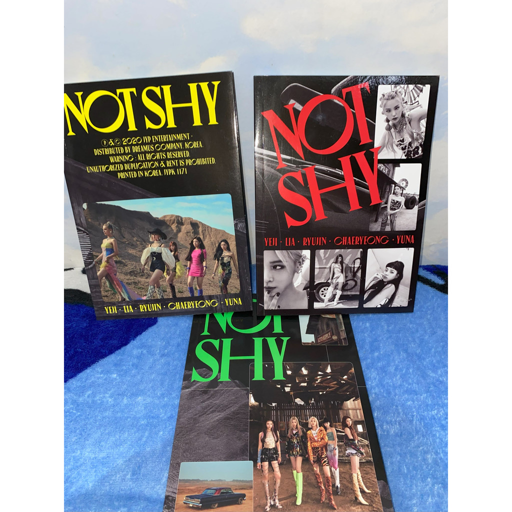 Album Not Shy Itzy All Version Unsealed (Album Only)